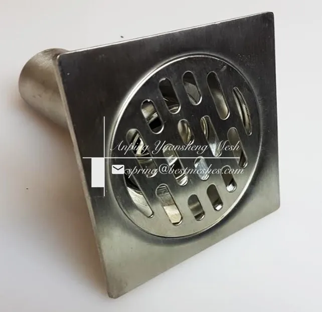 Circular SUS 304 Floor Drain Cover for Bathroom Drainage Pipe