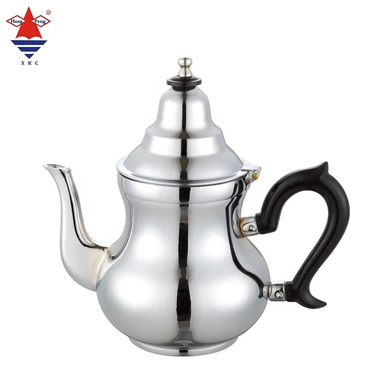 Théière Turque 'Gambit' En Acier Inoxydable - Capacité 0,9 Litre - Design Traditionnel - 7