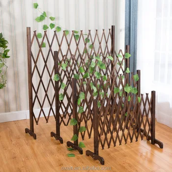 Portable Plant Climbing Expanding Trellis Wooden Garden Fence - Buy ...