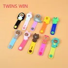 Portugal latest fashion phone accessories girls cute fancy silicone animal shaped cell phone wire rope winder free sample 083
