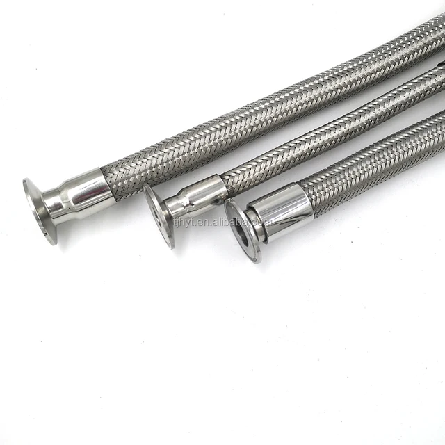 SUS304 SS Stainless Steel Gas Connector Flanged Flexible Metal Hose/Pipe