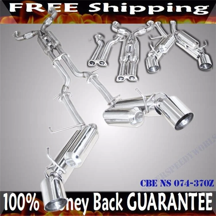 Downpipe Straight Exhaust Pipe Cat Back Exhaust Kits for Sale