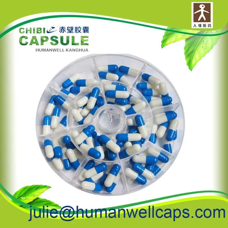 Свободные твердые желатиновые пустые капсулы размер 3 печатных