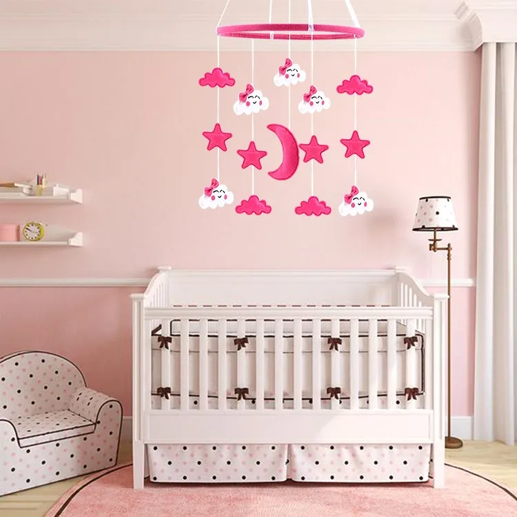 Super Lovely Felt Baby Crib Mobile Nursery Ceiling Baby Toys Cloud Star Moon Happy Face Room Decor Hanger Buy Felt Baby Mobile Mobile Baby Felt Baby Mobile Felt Product On Alibaba Com
