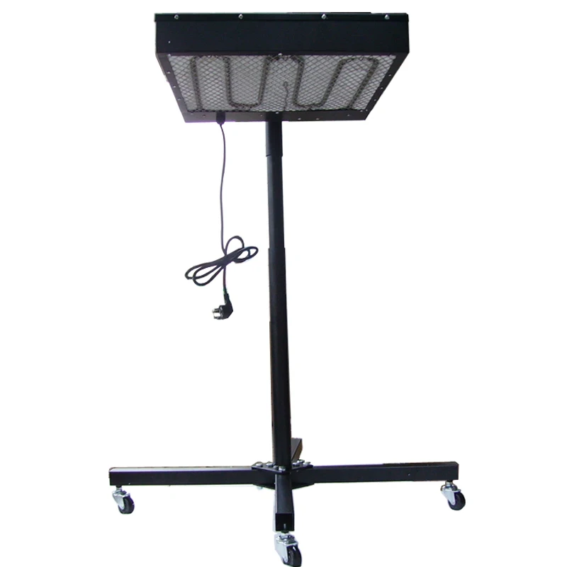 ND604シンプルな黒い床置きTシャツシルクスクリーン印刷乾燥機