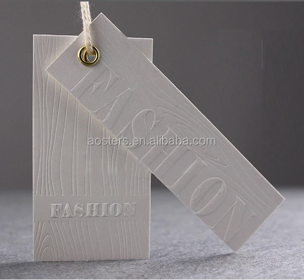 black card stock clothing paper hang