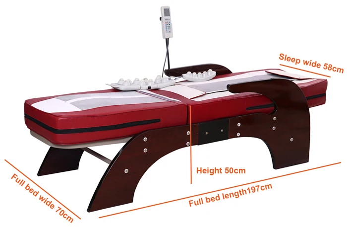 Cama Termomasajeadora Terapia Con Piedras De Jade Ceragem Piedras