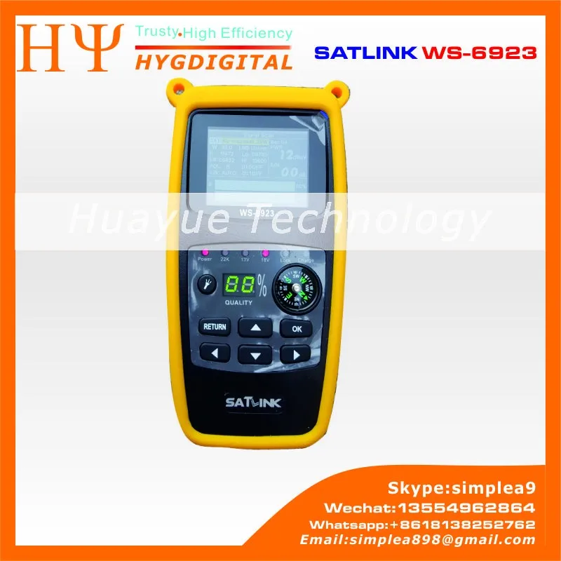 
Цена по прейскуранту завода-изготовителя Satlink WS-6923 DVB-S FTA C & Ку Цифровой спутниковый Finder метр WS6923 с 2,1 дюймовый ЖК-дисплей 