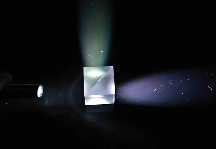 Custom High Quality K9 Optical Glass Cube Beam Splitter Prism