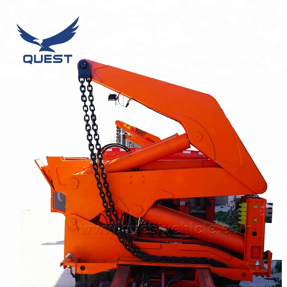 Новый 40ft Скелет сторона погрузчик 3 Ось с боковым подъемом контейнера Sidelifter контейнер низкорамный полуприцеп