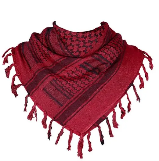 checkered neck scarf