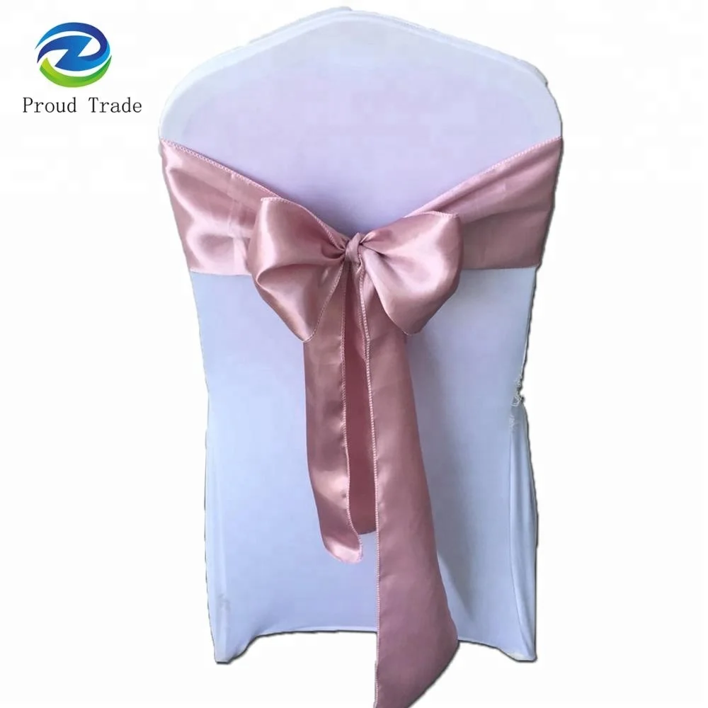 Cheap Dusty rose satin sash for wedding party