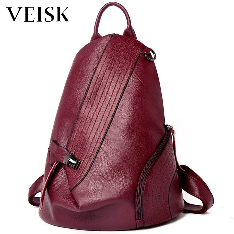 MAPOLO Magnolia Floral PU Leather Backpack Fashion Shoulder Bag Rucksack Travel Bag for Women Girls