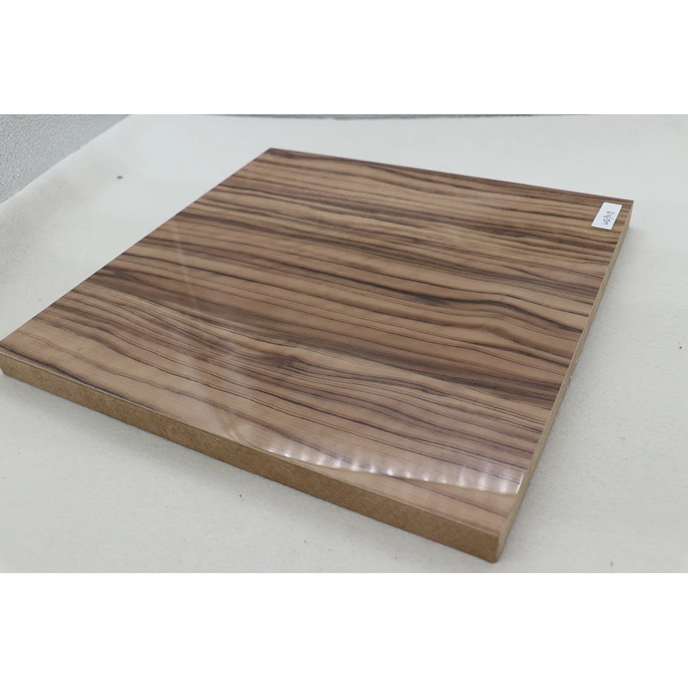 High Gloss Acrylic Melamine Sheet MDF Kitchen Cabinet Use White Acrylic Sheet Board