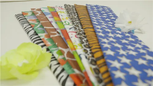 
 Печатная крафт-креп-бумага для упаковки и ручной работы  