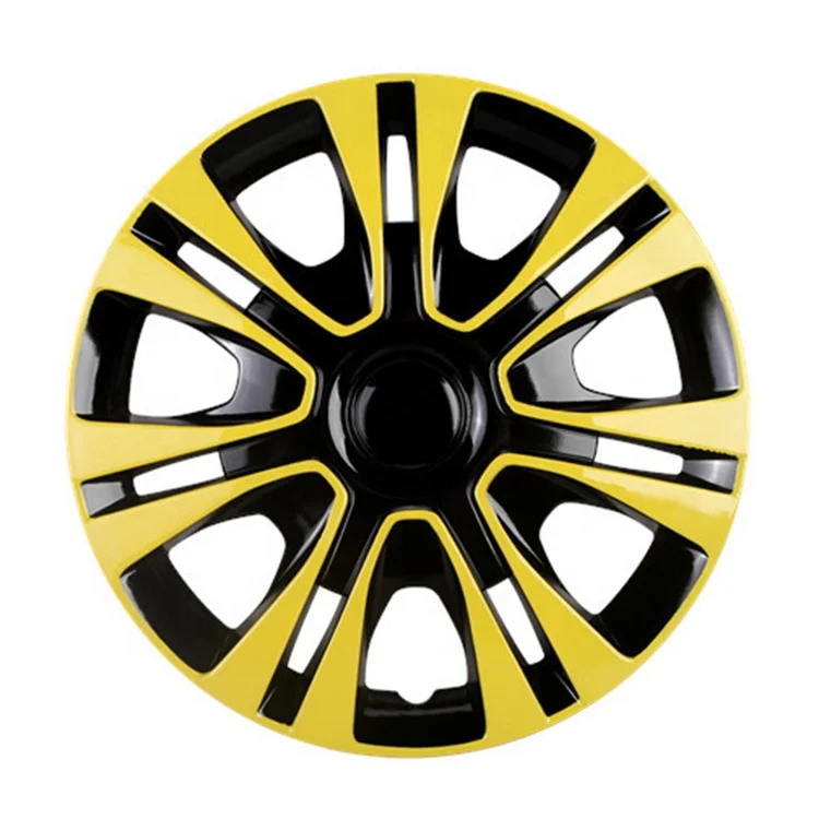 yellow Car Accessories Set R16R17R18R19R20 Inch Hub Caps Skin Rim  Cover For Hot Wheels Covers Caps Rim & Tire Protection - AliExpress