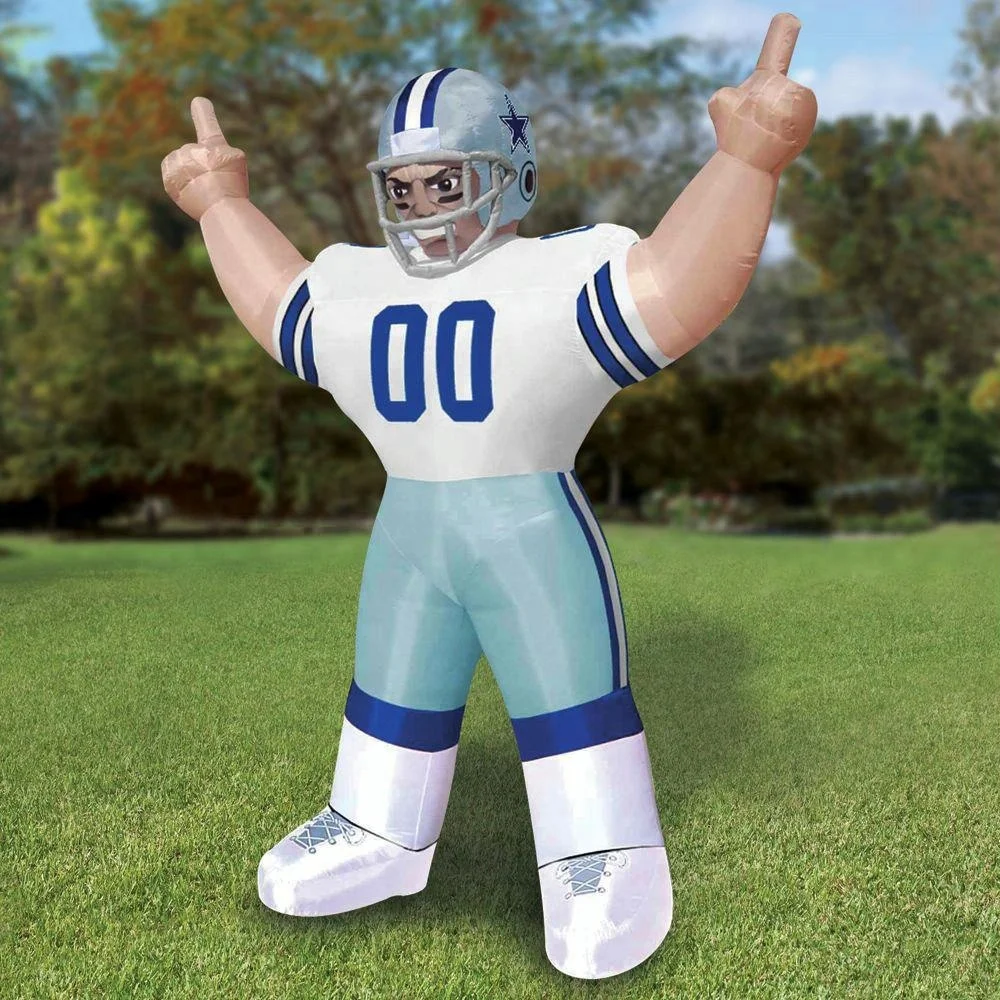 Source Customized Football Player Lawn Figure Nfl Inflatable Bubba Player  on m.