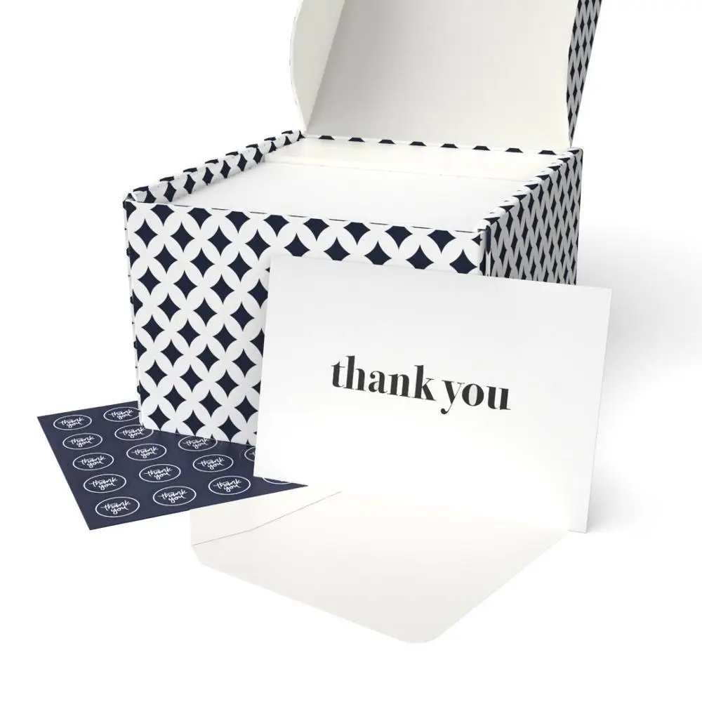 Custom Design Gift Cheap Greeting Luxury Thank You Card Box