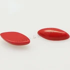 5*10mm Marquise Cabochon Synthetic Red Coral