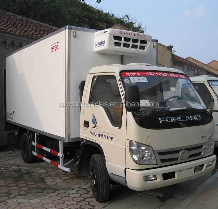 tons foton refrigerated truck 