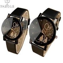 Famosa Marca Amantes Dos Desenhos Animados do Relógio Das Senhoras Das Mulheres Meninas Homens Dos Desenhos Animados do Relógio-relógio de Quartzo-relógio Feminino Montre Femme Relogio Feminino