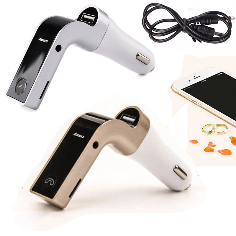 Kit Auto 4-in-1: Trasmettitore FM Bluetooth, Vivavoce, Lettore MP3, Caricatore USB 2.5A