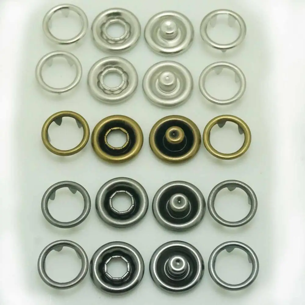 Пользовательские зубец пружинное кольцо металлическая кнопка