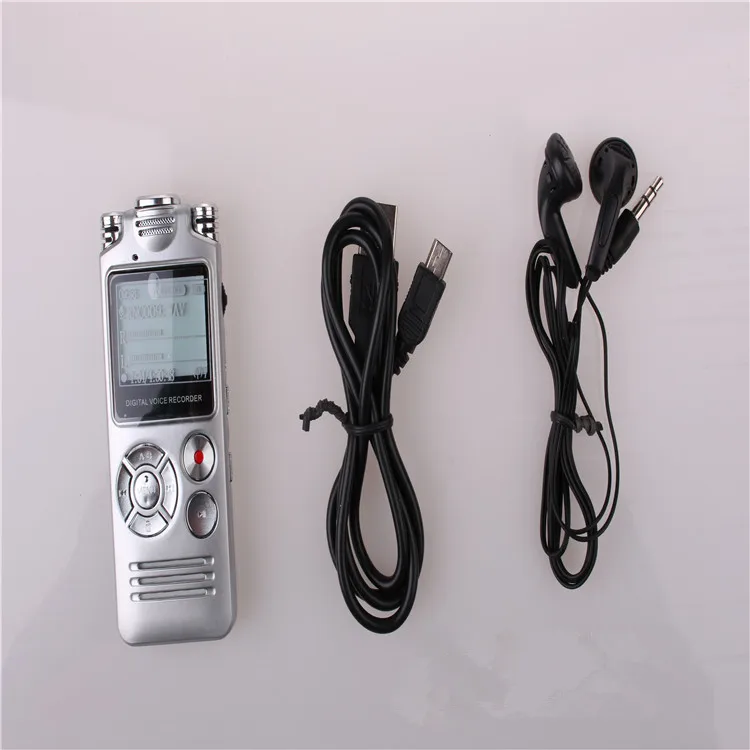 Dictaphones,Mini enregistreur vocal magnétique professionnel,600 heures