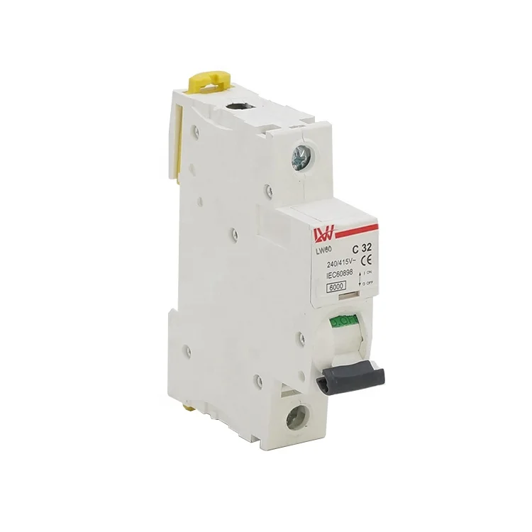 MCB IC65 Model  Miniature Circuit Breaker 1P 2P 3P 4P  LW Brand LW60 1P