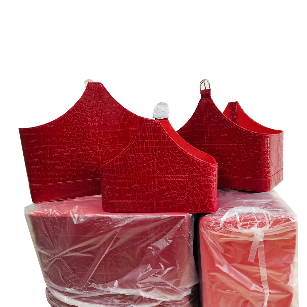 Подарочная корзина для хранения из ПУ кожи с