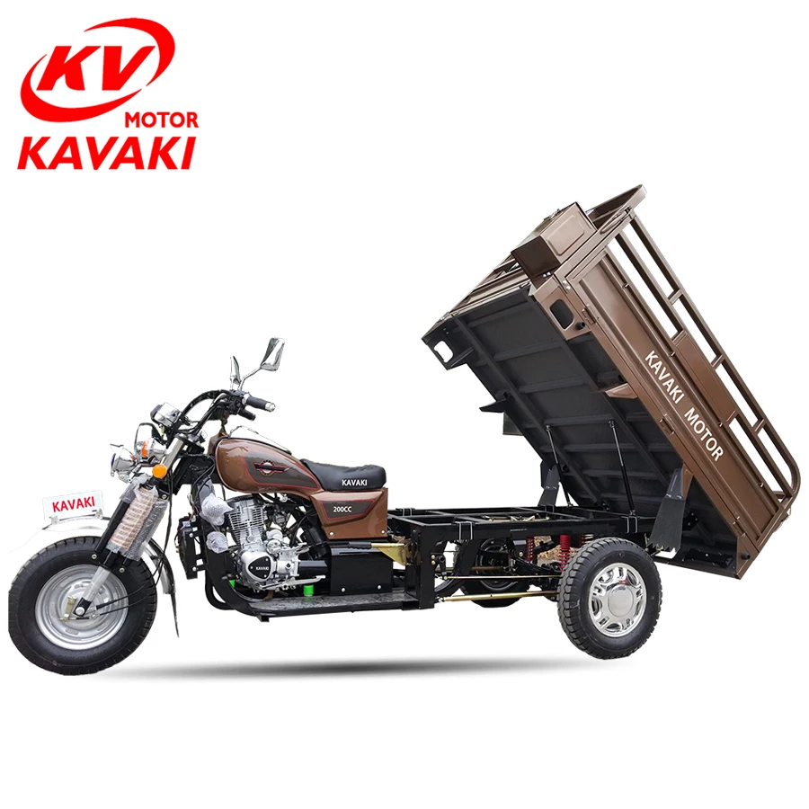 KAVAKI Motor 150CC 200CC Gasoline Motorcycles Three Wheel Cargo Tricycle