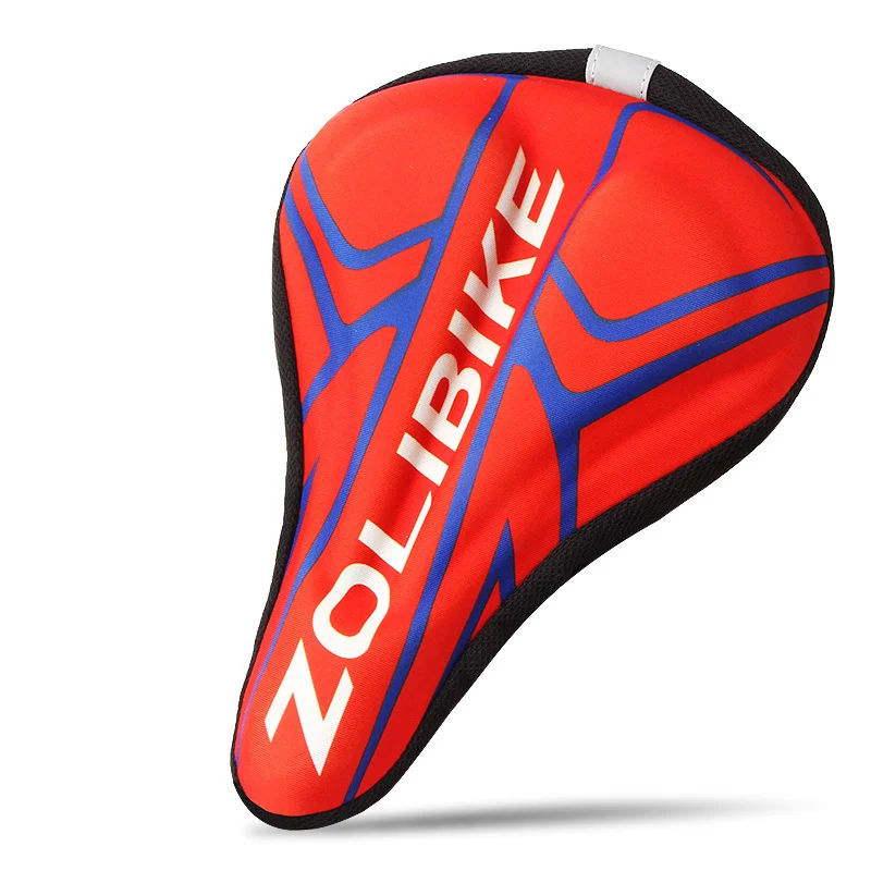 ZOLi Z3203 аксессуары для оборудования для верховой езды Горный Дорожный велосипед 3D Силиконовый утолщенный удобный декоративный чехол для подушки