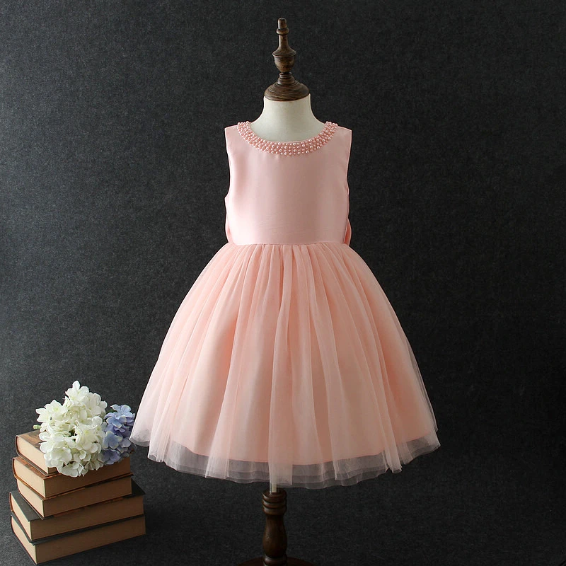 18 New Ball Gown For Kids High Quality Western Dresses For Girls 6 Years Old One Piece Simple Design Girls Pink Party Dress Buy Ball Gowns For Children Designs For Kids Evening
