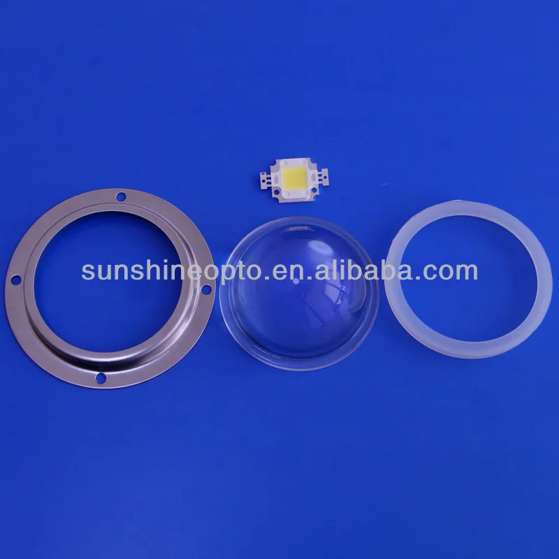 50 Вт COB Оптическое стекло 66 мм объектив для садового