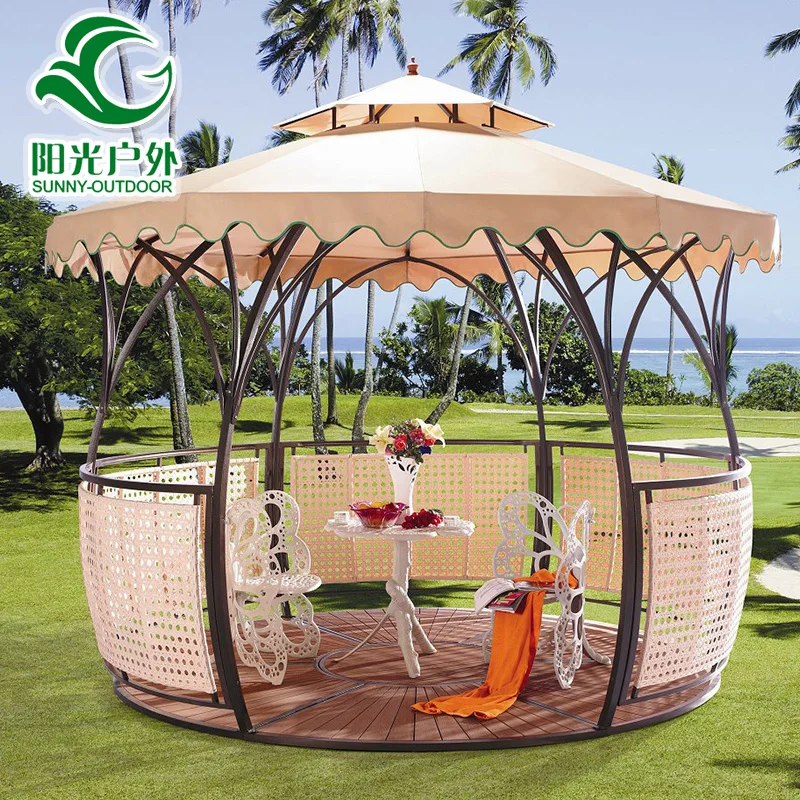 Competitive Price Iron Frame Used Garden Gazebo