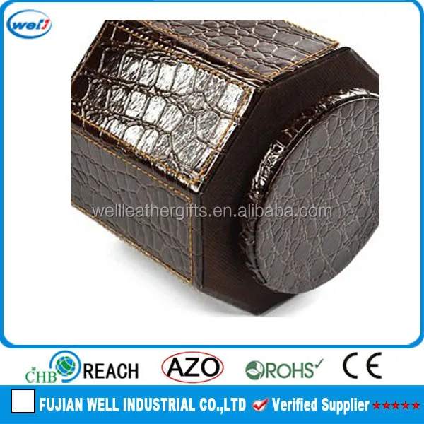 Черный крокодил pu дистанционного стол