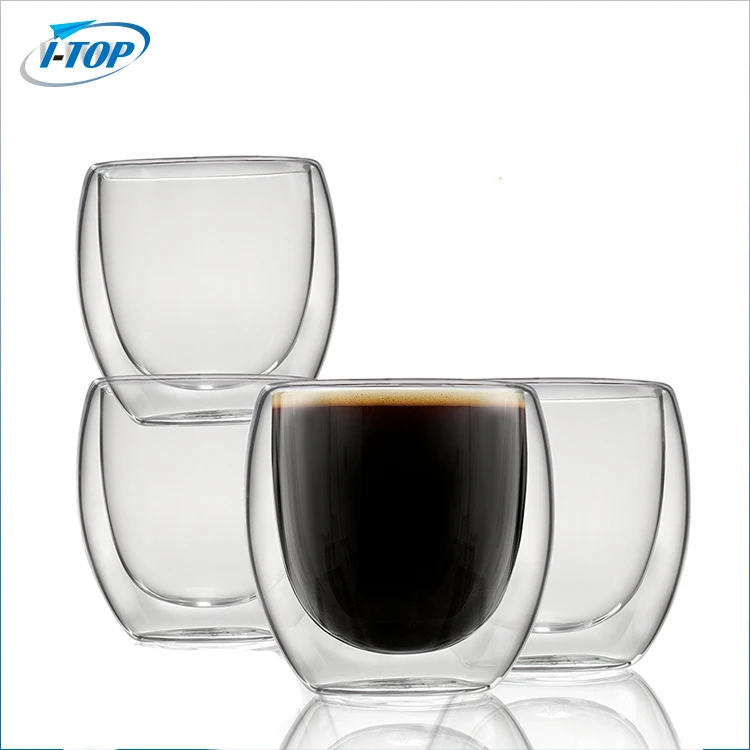 8oz Perfecto Espresso Cappuccino O Vasos De Café De Vidrio De Doble Pared  Taza De Café - Buy Taza De Café De Cristal Doble Pared De Vidrio Taza De  Café Con Leche