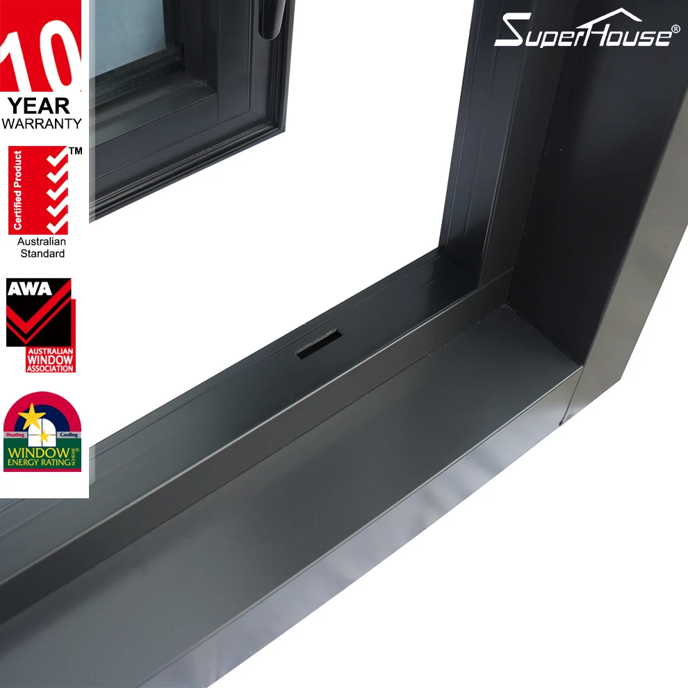 NFRC AS2047 Certified European Style Classic Frame Awning Windows
