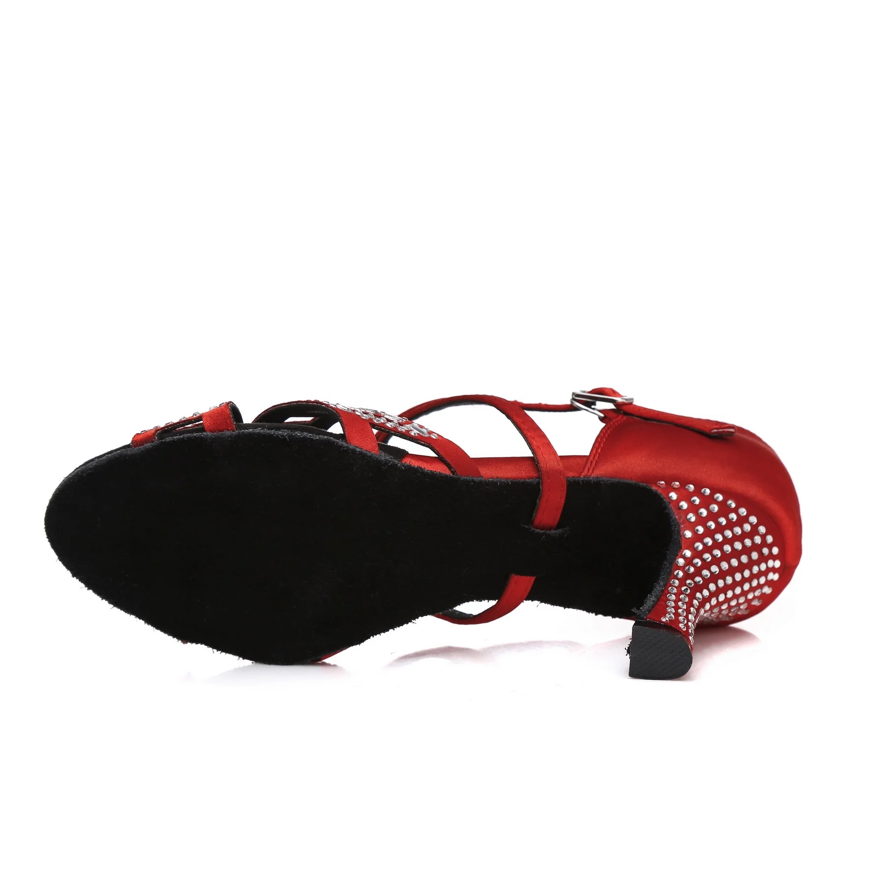 
 Туфли для бальных танцев L347, женские туфли из сатина и страз для латиноамериканских танцев  