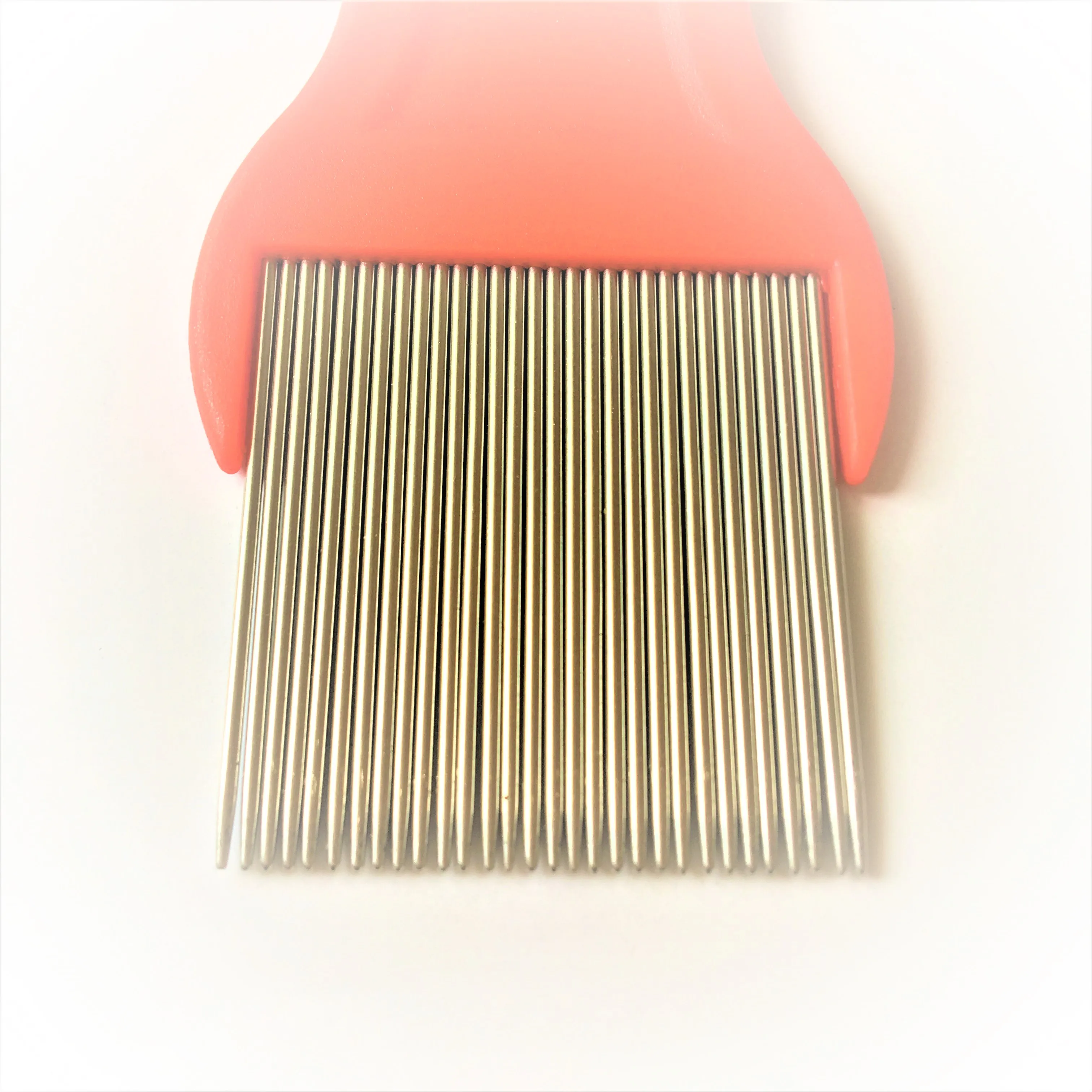 Популярные длинные иглы из нержавеющей стали с пластиковой ручкой гребень для школьников детей