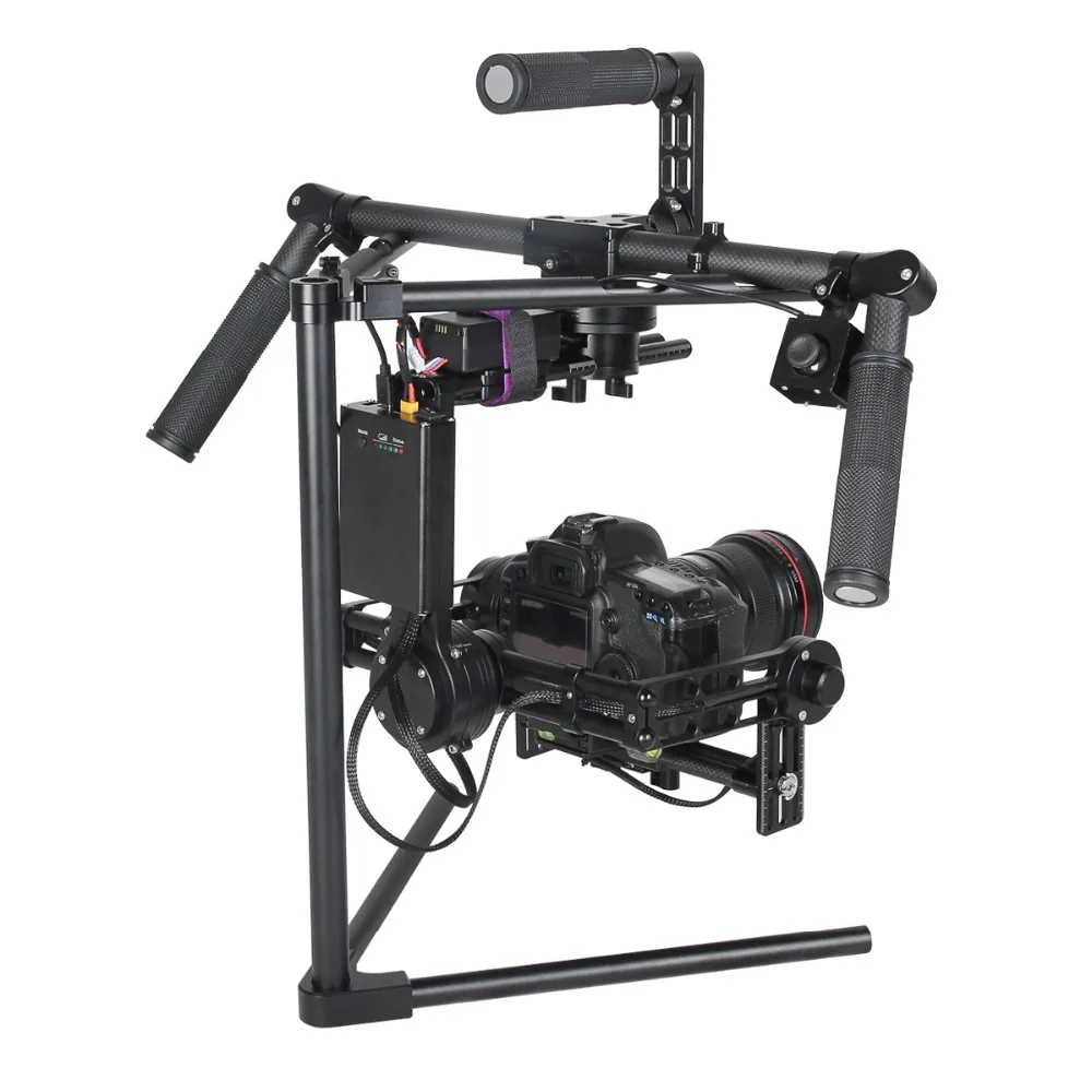 Professional G2 Plus Folding 3 Axis Gimbal Stabilizer for Kinds of DSLR Camera With Adjusted Bracket