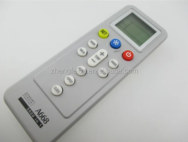 Multifunction Universal Air Conditioner Remote Control AC LCD Screen Controller A668 5000 in 1