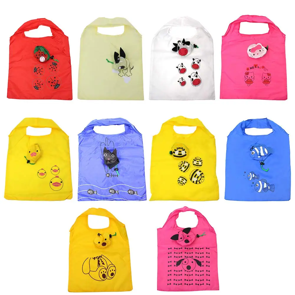Reusable Strawberry Bag Fold up Strawberry Shopping Tote Bag Cute