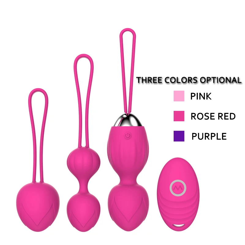Amazon Recommend Silicone Tighted Vagina Exercises Woman Beginner Sex Toys Vibrating Kegel Balls Remote Control Eggs Vibrator