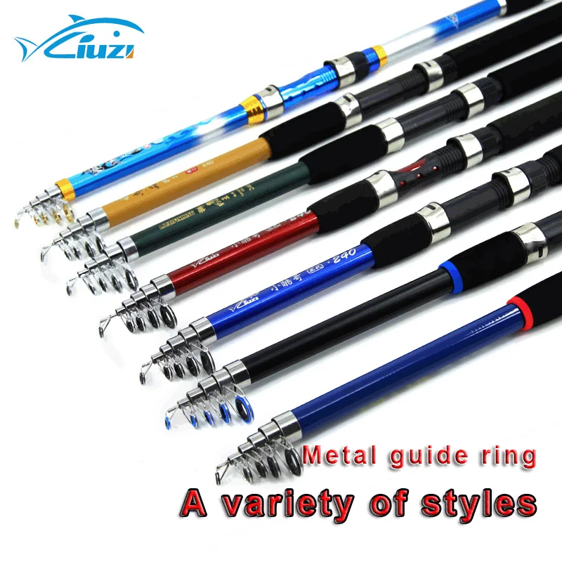 
Factory direct wholesale high quality hard telescopic saltwater fishing rod 