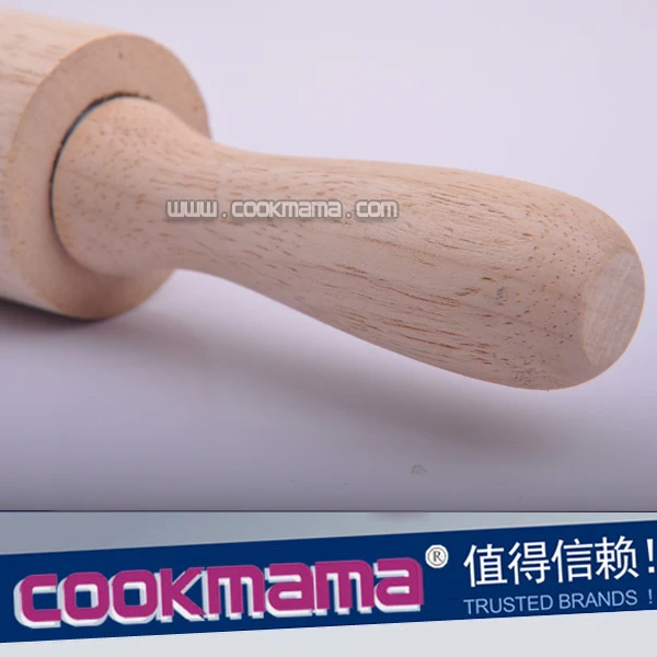 Wooden Dough Rolling Pin with Ball Bearing