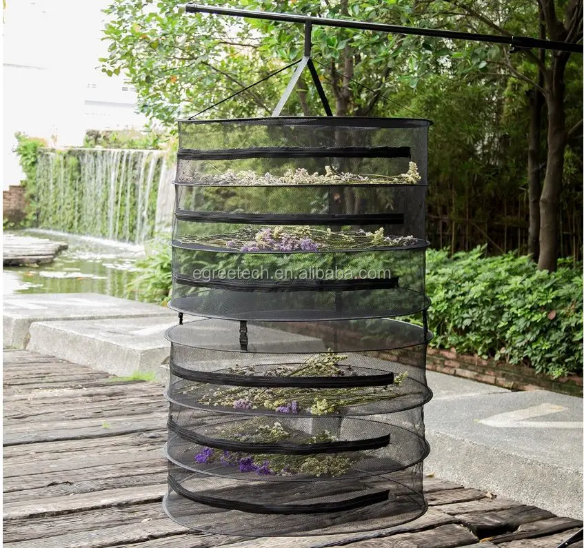 Hanging Metal Herb Drying Rack