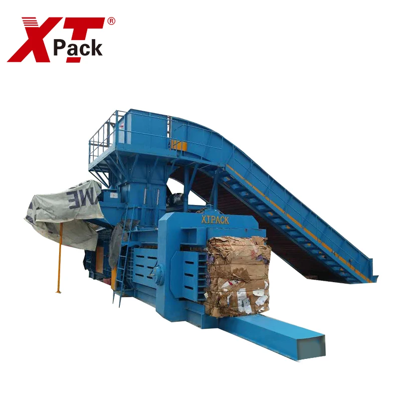 Standard Size Waste Paper Compression Machine Cardboard Baler Machine