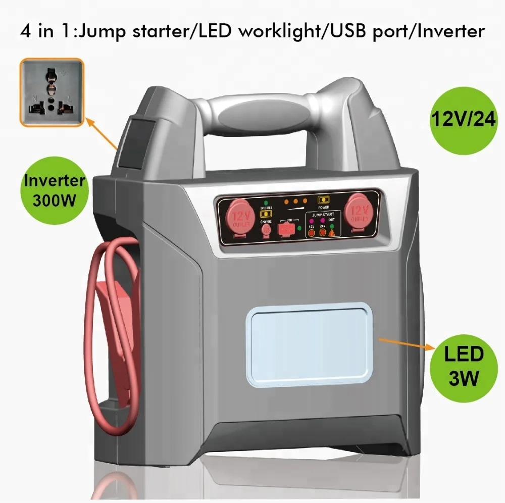 
 Новейшее 12 В 24 В Автомобильное пусковое устройство, герметичный свинцово-кислотный аккумулятор для грузовика, силовой инвертор  