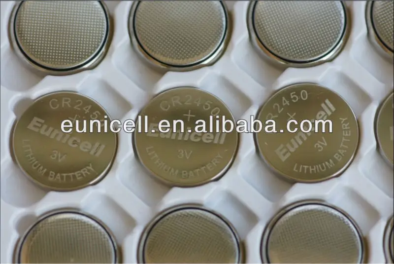 Murata CR2450 610mAh 3V Lithium (LiMnO2) Coin Cell Watch Battery - 120 Bulk